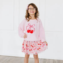 Load image into Gallery viewer, Cherry Coquette Knit Sweater