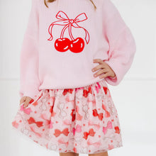 Load image into Gallery viewer, Cherry Coquette Knit Sweater