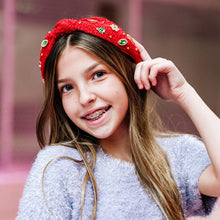 Load image into Gallery viewer, Christmas Knot Headband