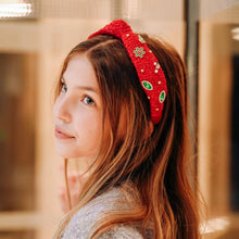 Load image into Gallery viewer, Christmas Knot Headband