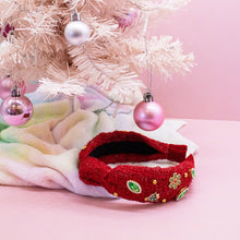 Load image into Gallery viewer, Christmas Knot Headband