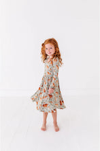 Load image into Gallery viewer, Kids Long Sleeved Bamboo Dress - Horsin' Around