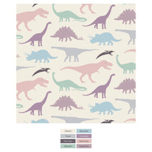 Load image into Gallery viewer, Print Long Sleeve Pajama Set - Lavender Dino Mumeum