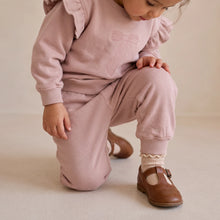 Load image into Gallery viewer, Organic Fleece Jogger Pants - Dusty Rose