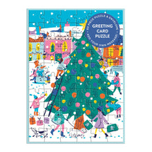 Load image into Gallery viewer, Merry & Bright Greeting Card Puzzle