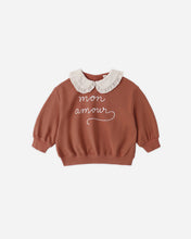 Load image into Gallery viewer, Collared Sweatshirt - Mon Amour