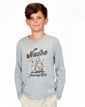Load image into Gallery viewer, Nacho Long Sleeve Tee Heather Grey