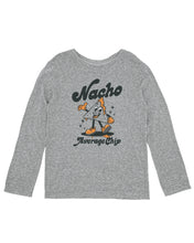 Load image into Gallery viewer, Nacho Long Sleeve Tee Heather Grey