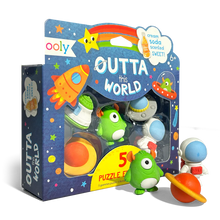 Load image into Gallery viewer, Outta This World Scented Puzzle Eraser Set of 5