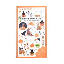Load image into Gallery viewer, Trick Or Treat Street Tattoo Party Pack