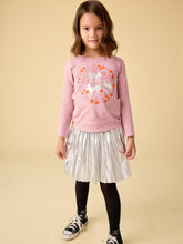 Load image into Gallery viewer, Pearly Deer Graphic Tee - Mauve Hydrangea With Deer