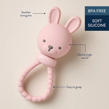 Load image into Gallery viewer, Pink Bunny Sweetie Rattle