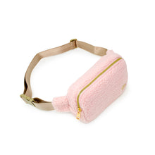 Load image into Gallery viewer, Fuzzy Crossbody Sling Bag w/Heart-Pink