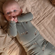 Load image into Gallery viewer, Christmas Bodysuit - Shadow/Deep Green