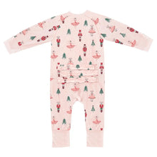 Load image into Gallery viewer, Cozy Romper w/Ruffles - Pink Nutcracker