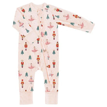 Load image into Gallery viewer, Cozy Romper w/Ruffles - Pink Nutcracker