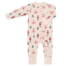 Load image into Gallery viewer, Cozy Romper w/Ruffles - Pink Nutcracker