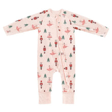 Load image into Gallery viewer, Cozy Romper w/Ruffles - Pink Nutcracker