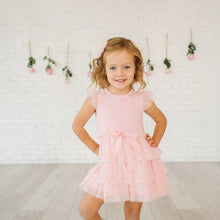 Load image into Gallery viewer, Flocked Valentine's Day Tulle Bow Clip