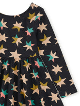 Load image into Gallery viewer, Printed Ballet Dress - Colorblock Metallic Stars