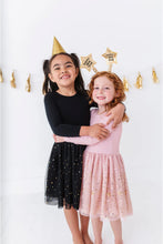 Load image into Gallery viewer, Kids Star Dress - Girls Tulle Twinkle Holiday Dress - Stella