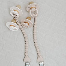 Load image into Gallery viewer, Sweetie Strap Silicone One-Piece Pacifier Clips - Toast