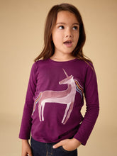 Load image into Gallery viewer, Rainbow Unicorn Graphic Tee - Cosmic Berry