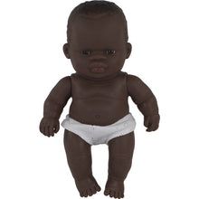 Load image into Gallery viewer, Newborn Baby Doll African Girl 8&quot;
