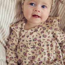 Load image into Gallery viewer, Zinna Floral Bodysuit Dress - Oak/Nostalgia Rose