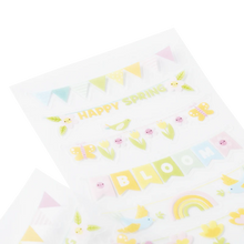 Load image into Gallery viewer, Stickiville Stickers: Spring Banners - Skinny 2 Sheets