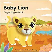 Load image into Gallery viewer, Baby Lion Finger Puppet Book