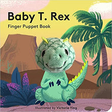 Load image into Gallery viewer, Baby T. Rex Finger Puppet Book