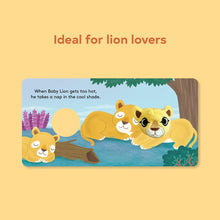 Load image into Gallery viewer, Baby Lion Finger Puppet Book