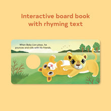 Load image into Gallery viewer, Baby Lion Finger Puppet Book