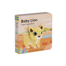 Load image into Gallery viewer, Baby Lion Finger Puppet Book
