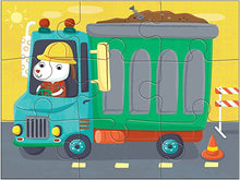 Load image into Gallery viewer, Transportation 4 In A Box Puzzle Set Transportation