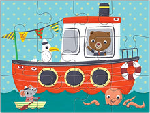 Load image into Gallery viewer, Transportation 4 In A Box Puzzle Set Transportation