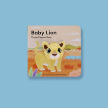 Load image into Gallery viewer, Baby Lion Finger Puppet Book