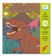 Load image into Gallery viewer, Scratch Cards Dinosaurs
