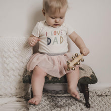 Load image into Gallery viewer, I Love Dad Graphic Onesie