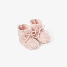Load image into Gallery viewer, Booties - Garter - Pink 0-12 Months