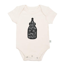 Load image into Gallery viewer, House White Baby Graphic Organic Bodysuit