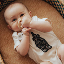 Load image into Gallery viewer, House White Baby Graphic Organic Bodysuit