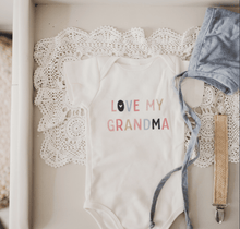Load image into Gallery viewer, Love My Grandma Baby Graphic Organic Bodysuit
