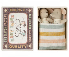 Load image into Gallery viewer, Twins, Baby Mice In Matchbox
