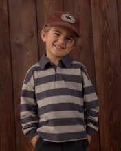 Load image into Gallery viewer, Rugby Polo Sage Stripe
