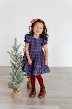 Load image into Gallery viewer, Aura Dress in Holiday Plaid | Poplin
