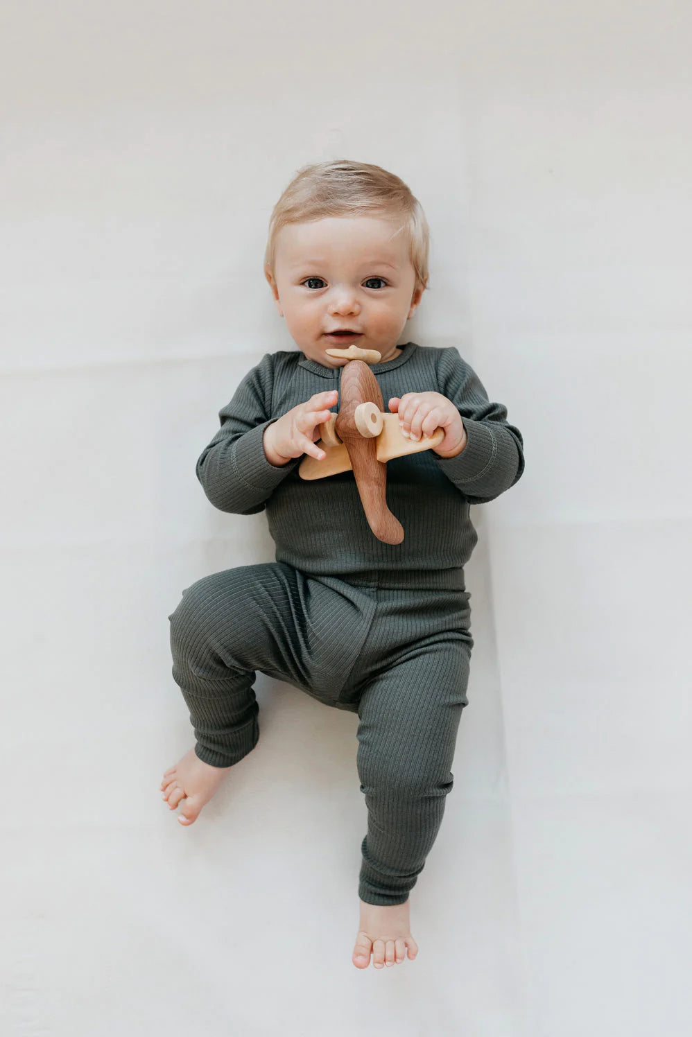 Organic Cotton Legging - Olive
