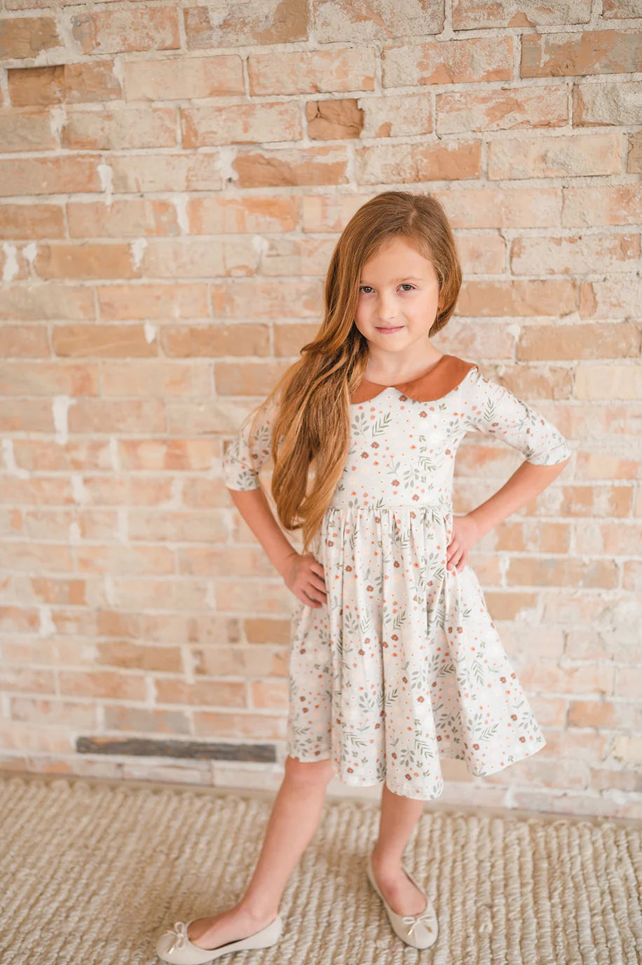 Rubina Twirl Dress In Autumn Harvest