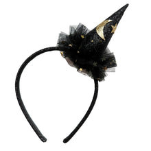 Load image into Gallery viewer, Sparkle Witches Hat Headband
